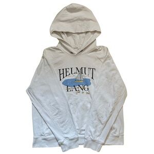 Helmut Lang Men’s White Hoodie XXL
